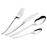 Lagostina Lavinia, Set Posate per Posto Tavola da 4 Pezzi in Acciaio Inox 18/10, Design Senza Tempo, Resistenti ed Eleganti