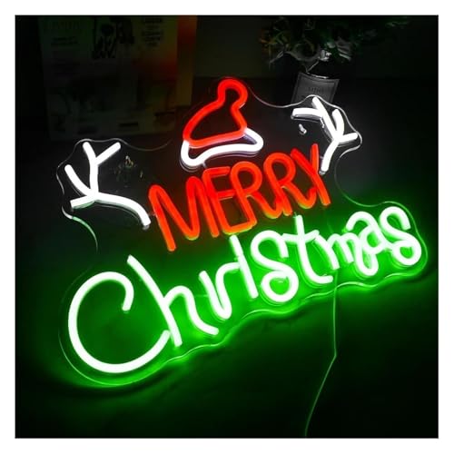 Enseignes au néon Arbre de Noël coloré acrylique veilleuse LED déco maison