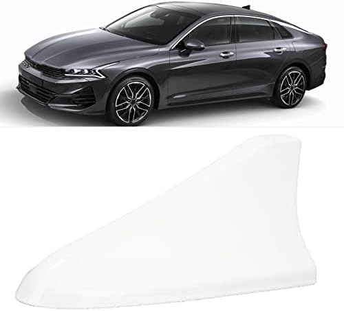 Car Shark Fin Antenna Cover, Car Shark Fin Antenna Cover 96219 D5000EBQK Roof Aerial Base Replacement for Optima 2014 2015 2016 2017 2018 2019 2020(White)