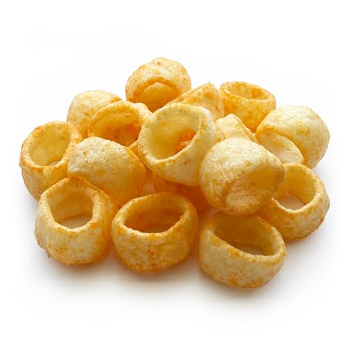 Kiddylicious Cheese Lentil & Rice Popped Hoops - Delicious Snacks for Kids - Suitable for 3+ Years - 3 Packs of 5 (15 Total)