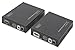 Produktbild DIGITUS HDMI Extender Set, Reichweite 70 m, HDBaseT, HDCP 2.2, UHD 60 Hz, IR und RS232 (bidirektional), PoE/PoH, Punkt zu Punkt Verbindung, Schwarz