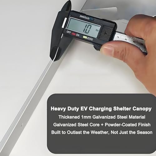 Boîtier borne de recharge extérieur étanche en acier pour borne murale électrique - 3