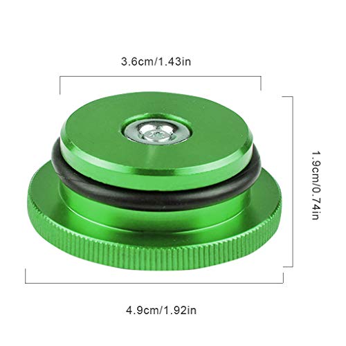 Cap Oil liga de alumínio Diesel Cap metal de combustível do carro Automotive Acessório de substituiç