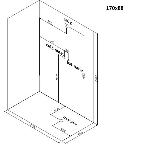 Bagno-Italia-Cabina-de-hidromasaje-con-6-chorros-con-jacuzzi-bano-turco-Bluetooth-cabina-de-ducha-170-x-85-cm