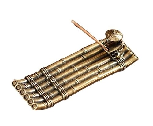 Vamior Metal Alloy Incense Tray Ash Catcher Burner Stand Dish Leaf Boat(F)