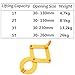 Lifting Clamps for Wood - Stump Puller, Pallet Grabber， Heavy-Duty Pallet Puller & Grabber Hook Tool - Forklift Chain Compatible for Efficient Wood Lifting & Transporting(3T)