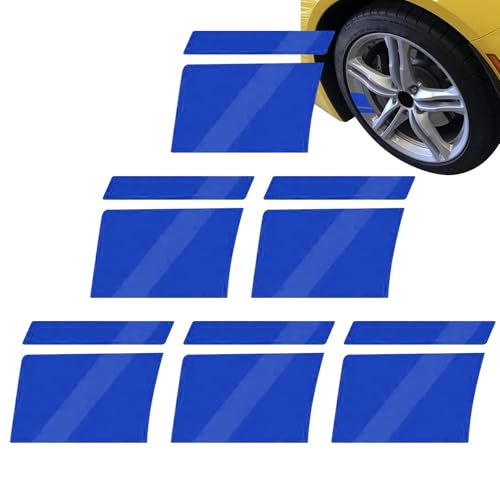 Bildekal – 6-delad dekorativ reflekterande klistermärke för bilar | reflekterande bildekal för hjul | för släpvagn husbil och sedan pickup motorcyklar