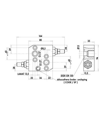 Limiteur de Pression DBV, Valve antichocs pour le moteur hydraulique Danfoss OMP et OMR