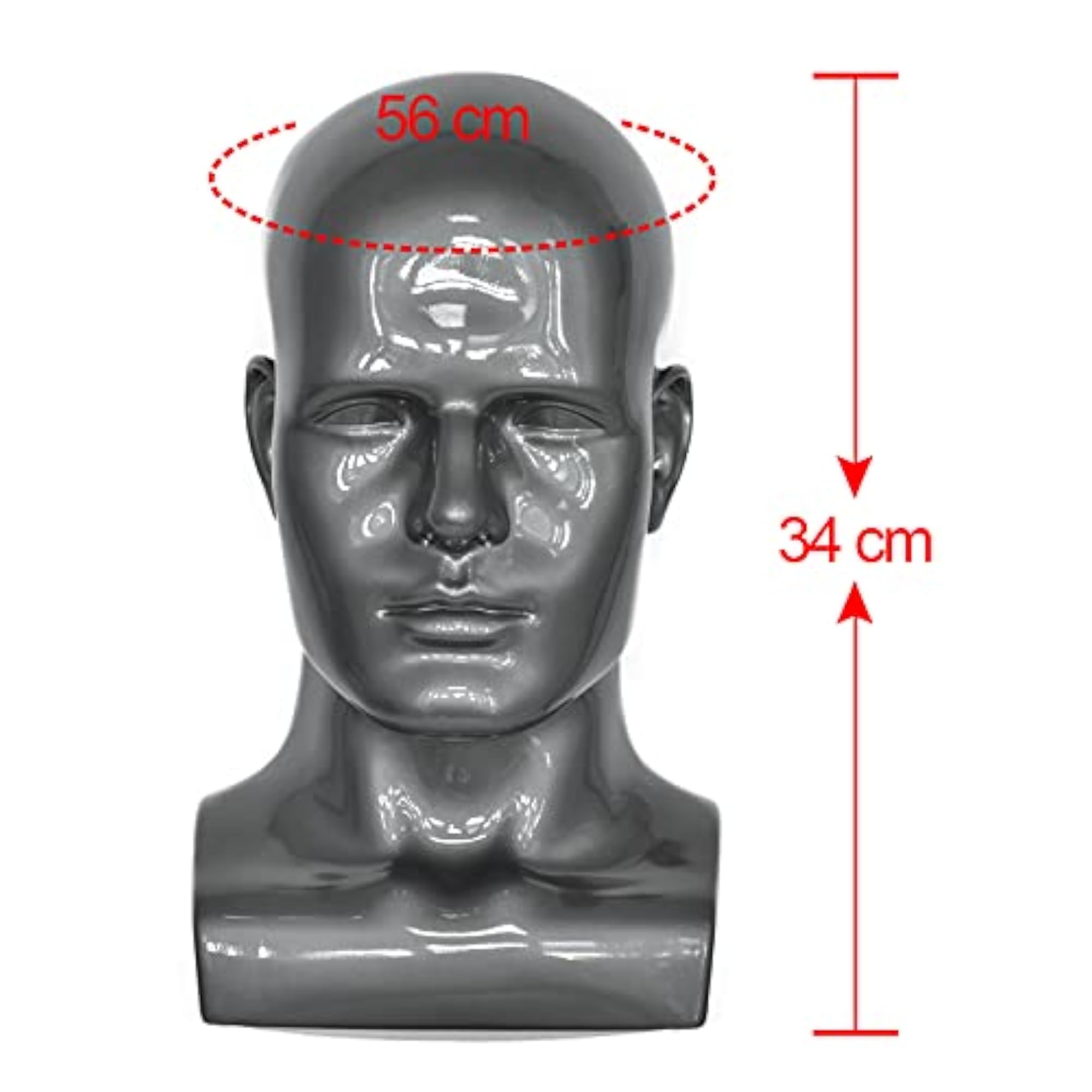 Professional Male Mannequin Head Display Stand