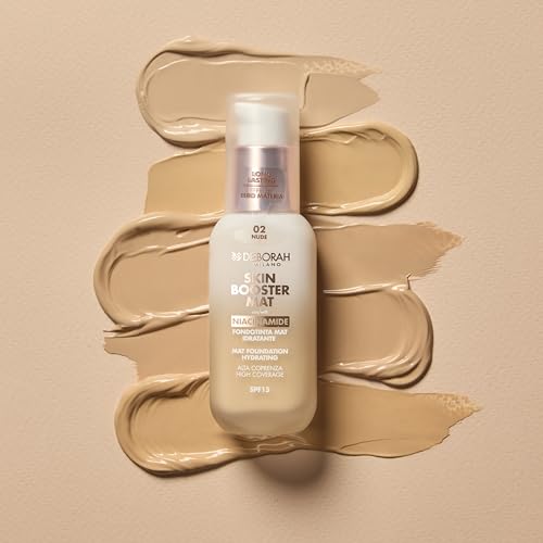 Deborah Milano - Skin Booster Mat Fondotinta In Siero Spf 15, N.5 Tan, Energizzante E Illuminante, Con Vitamina C, Effetto Naturale, Uniforma L'incarnato, 30 Ml - 3