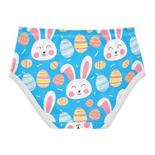 Girls Underwear Toddler 2t Cotton Panties Little Girl Print Briefs Undies Kids Cute Rabbits Easter Eggs Blue2