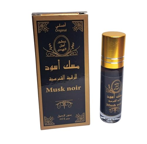 Aceite de Almizcle Negro de 6 ml, Perfume Árabe MUSK NEGRO