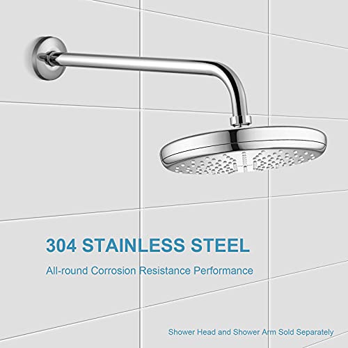 Offo Shower Arm Flange 2.5 Inches In Outer Diameter Replacement Shower Head Arm Escutcheon Plate Suitable For Most Brands Shower Head Arms, Chrome #TOP7