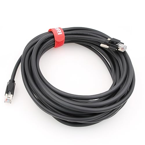 Cable de datos GigE Cat 6 S/STP con tornillos de bloqueo RJ-45 miniatura 2