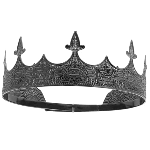 FOMIYES Metálica Ajustable para Hombre Diseño Retro Clásico Diadema Decorativa para Cosplay Bodas Fiestas y Actuaciones Accesorio de Cabello Masculino Resistente y Elegante