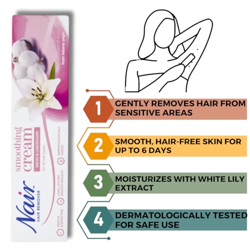 Nair Complete Hair Removal Cream Bundle with Spatula Tool - Image 4