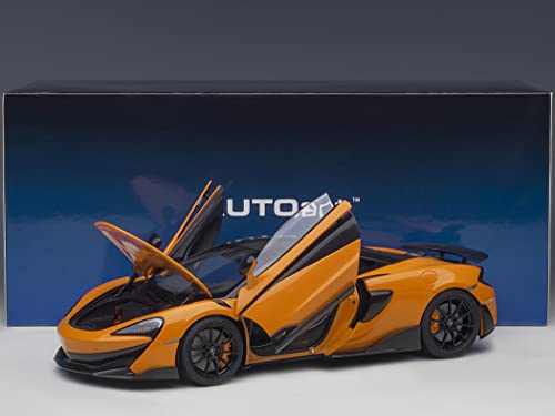 Modelo Auto McLaren 600LT Myan Orange 1:18 Autoart miniatura 7