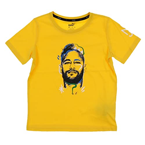 プーマ(PUMA) キッズ NJR ネイマール COPA グラフィック 半袖Tシャツ 60557208 (イエロー/140/Jr)