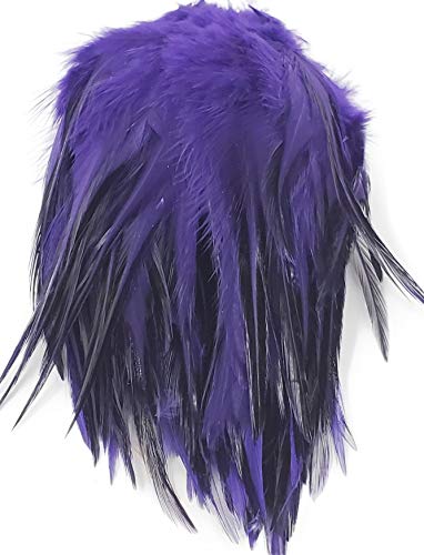 Creative Angler Saddle Hackle for Fly Tying/Tying Flies (Purple)