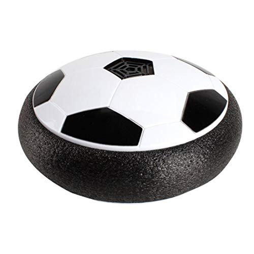 Formulaone Jouets de Football de 18 cm avec Music Boy Home Game coloré LED Clignotant Balle Jouet Air Power Ballons de Football Balle Anti-Stress - Noir