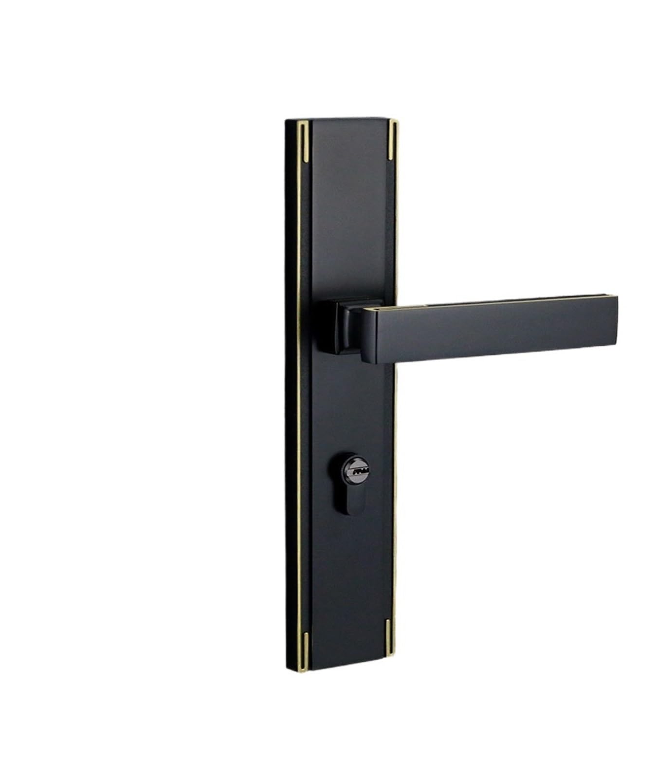 Aepqbgqj One Color Copper Lever Handle Lock Chinese Style Silent Indoor Bedroom Wood Door