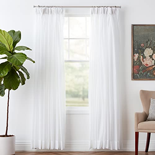 Stylemaster Splendor Pinch Pleated Drapes Pair, 2 Of 72" By 84", White #TOP5