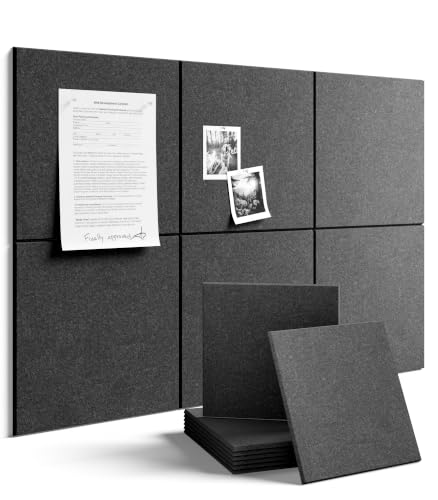 Fluxynara Felt Bulletin Board & Cork Board Alternative 48'' x 36'' - 12 Pack