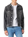 Calvin Klein Jeans Herren Modern Essential Jacket Jeansjacken, Denim Black, L