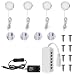 Produktbild Lampop Schrankleuchten 4er Set, LED Unterbauleuchte, Unter Schrank Leuchte, LED Lichtleiste, Küchenlampen, Led Einbauleuchten Vitrinenbeleuchtung Kaltes/Warmweiß