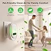 Air Purifier for Bedroom Home，Plug in Automatic Air Freshener for Smokers/Pets/Shoes，Mini Portable Loniser Air Purifier with Negative Ion Filter for Office/Home/Room/Kitchen，2 PCS #1