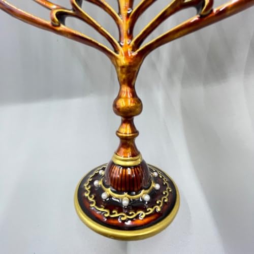 Chandelier pour Hanoukka de style vintage comme bougeoir décoratif de table