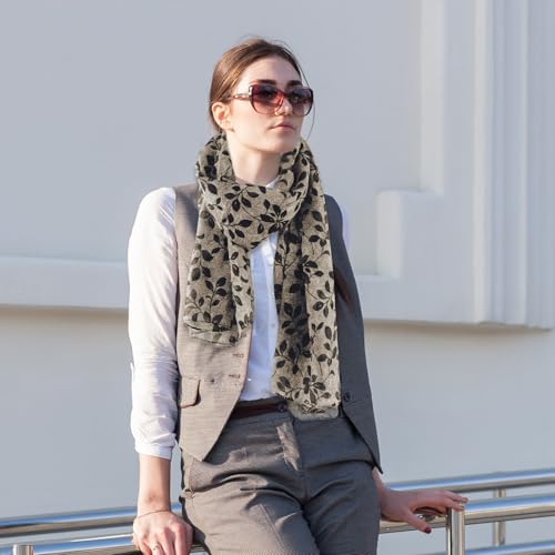 Image of Lightweight Scarf for Women Long Thin Scarf Printed Gift for Women 3 90x180cm
