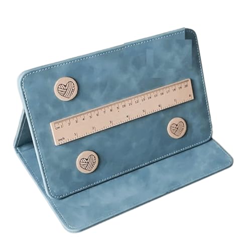 Nxyupv Support de Diagramme, Outil de Tricot, Accessoires D'Outils de Tricot, Support de Diagramme, Support de Patron de Tricot, Support de Patron de Crochet Bleu