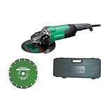 Resistente del motor 2200 W y ligera de 4,9 kg. Fiabilidad: mayor protección contra el polvo. Interruptor plena mano. Carcasa de protección orientable