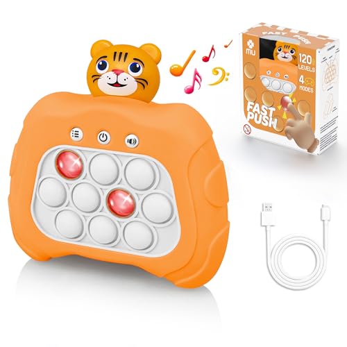 【Non bisogno batterie】m Mu Giocattolo Pop It elettronico Fidget ricaricabile,4
