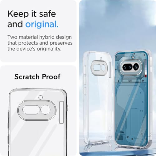 Image of Jkobi Silicone Back Case Cover for Nothing Phone 4A 5G (Clear Shockproof Case with Camera Protection | Soft and Flexible | Transparent)