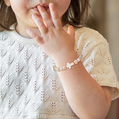 Sereney New Mom Christmas Gifts for Mom to Be, Cross Bracelet as Religious Gift Granddaughter Daughter Gifts for Teen Girls, Inspirational Bracelets as Girlfriend Gift for Women3