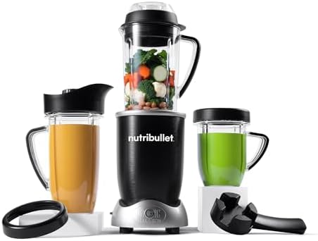 nutribullet RX RN17-1001 Personal Blender for Shakes, Smoothies, Food Prep, and Frozen Blending, 45 Ounces, 1700 Watts, Black (Renewed)