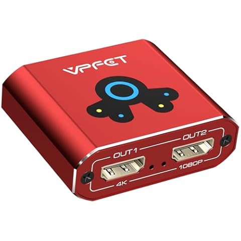 VEDINDUST 4K60HZ HDMI Splitter for Dual Displays Cover