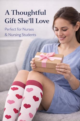 Image of Aoliks Medical Compression Socks for Women & Men, Support Knee High Socks for Running,Nurses,Travel