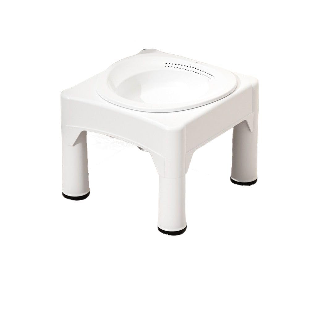 Bidé con descarga y base adaptable para un baño de perineo higiénico y cómodo