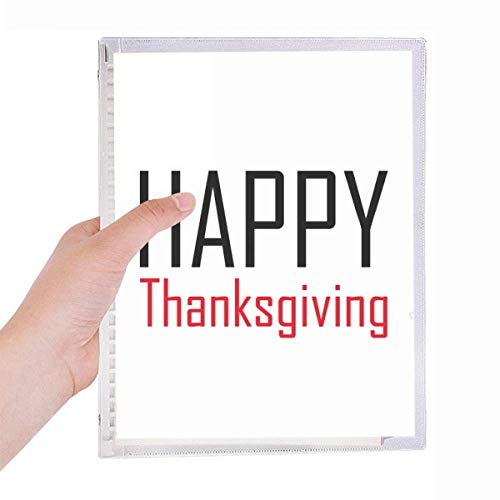 Carnet de vacances rechargeable haut de gamme pour célébrer le Thanksgiving Day