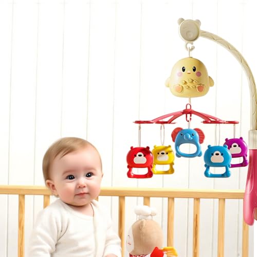 Mobile bébé musical avec télécommande, le cadeau de naissance idéal pour lit - 3