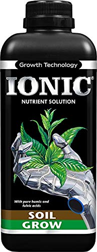 Ionic Soil Nutrients - Grow/veg & Bloom/Flowering -1L,2L,5L,20L Hydroponics (Ionic - Soil Grow 1L)