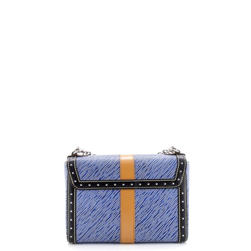 Pre-Loved Twist Handbag Limited Edition Trunks Epi Leather MM, Blue4