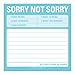 Knock Knock Sorry Not Sorry Sticky Note