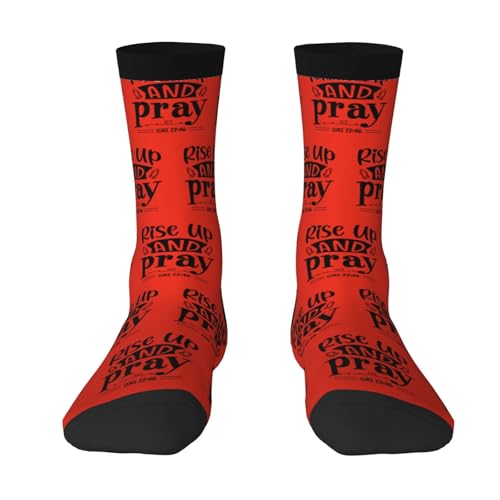Rise Up And Pray Socks For Men Women Outdoor Sports Running Hiking Wicking Crew Socks2