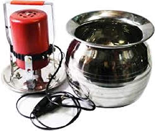MAHIMA Electronic Mini Madhani with Lota to Percolate Curd and Making Butter Upto, 8 Kg, Brown