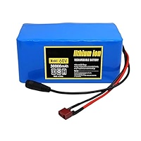 Lithium-ion accu 60 V 30 Ah 16S2P met oplader geïntegreerde BMS-bescherming, ideaal voor 200-1500 W XT60 Plug e-bike-motor