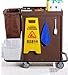 Lockable Hotel Cart - Multi-Functional Industrial Cleaning Trolley for Housekeeping & Room Service - Durable, Efficient, and Secure Solution for Hospitality Management